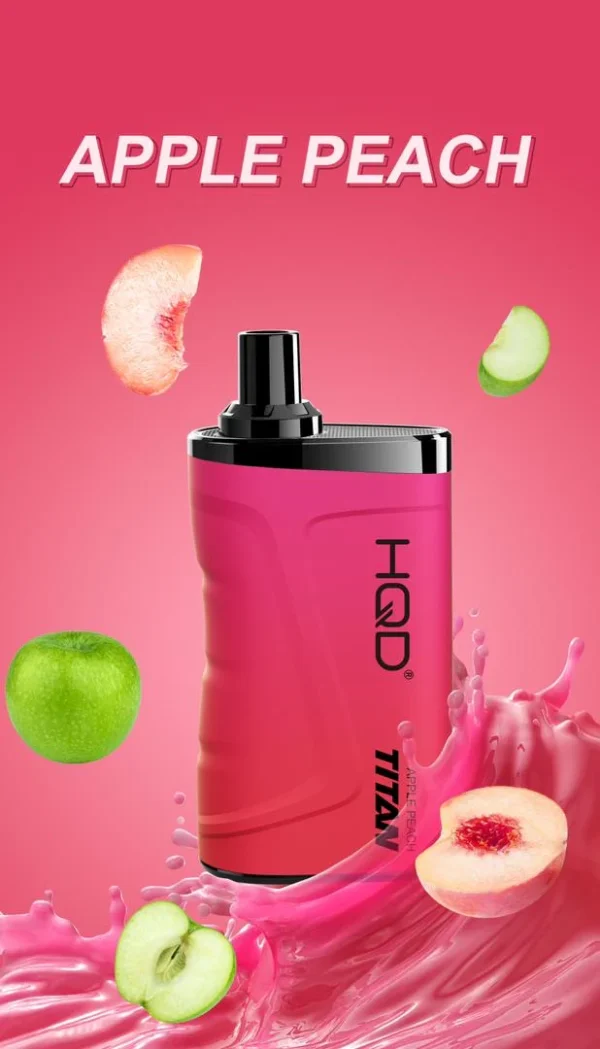 HQD TITAN APPLE PEACH 7000 PUFFS