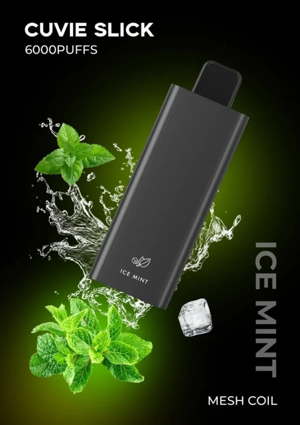 HQD CUVIE SLICK ICE MINT 6000 PUFFS